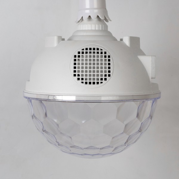Световой прибор ''Хрустальный шар'' белый, 24 см